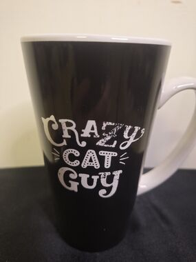 'Crazy Cat Guy' Ceramic Mug - Tall- Design Studio.